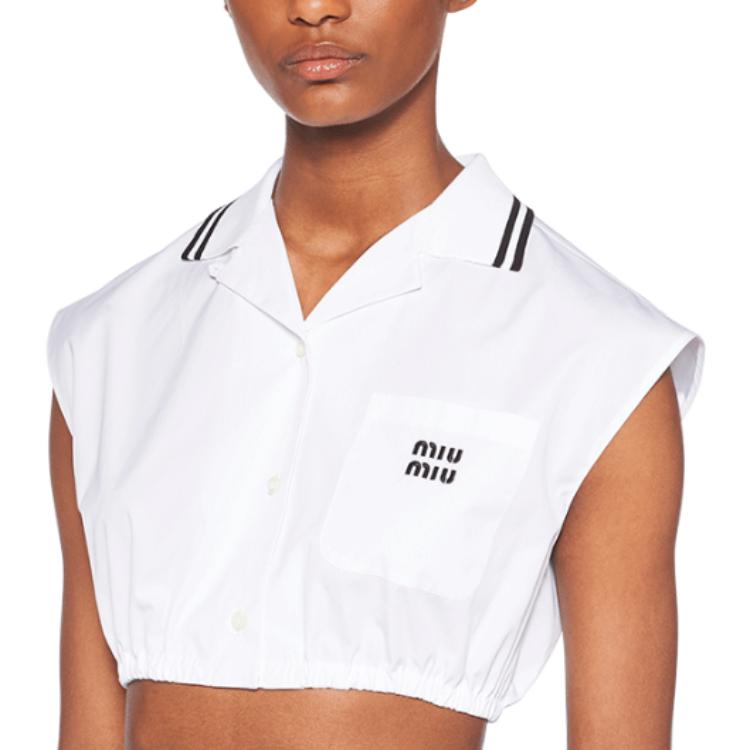 Details for (W) MIU MIU FW23 シャツ ホワイト MT1886-10RG-F0009-S-232