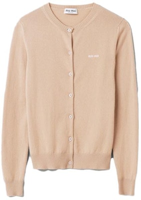 (W) MIU MIU FW23 Kardigan Rajutan Single-Breasted dengan Logo. MMF787-13S1-F0627-S-232 Order (W) MIU MIU FW23 Kardigan Rajutan Single-Breasted dengan Logo. MMF787-13S1-F0627-S-232