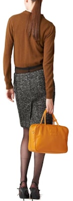 (Women) MIU MIU FW23 Solid Color Logo Knit Long Sleeve Sweater Slate Gray MMF787-13S1-F0480-S-232 Cheap (Women) MIU MIU FW23 Solid Color Logo Knit Long Sleeve Sweater Slate Gray MMF787-13S1-F0480-S-232