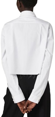 (W) MIU MIU FW23 Baju Putih Lengan Panjang Kasual Berkancing. MK1816-10RG-F0009-S-000 Shop (W) MIU MIU FW23 Baju Putih Lengan Panjang Kasual Berkancing. MK1816-10RG-F0009-S-000