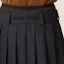 Sizing (Women) MIU MIU FW23 Embroidered Logo Pleated Striped Casual Skirt Women. MG1875-13SH-F0002