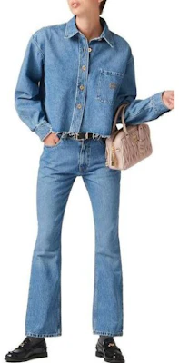 (W) MIU MIU FW23 Celana Jeans Slim Fit Pinggang Tinggi Zipper Biru Gemstone GWP482-13LE-F0013-S-232 Lookbook (W) MIU MIU FW23 Celana Jeans Slim Fit Pinggang Tinggi Zipper Biru Gemstone GWP482-13LE-F0013-S-232