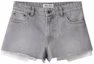 Order (W) Shorts Vaqueros MIU MIU FW23 Cintura Baja Pierna Recta Gris Moda Mujer. GWP434-13LF-F0031-S-231