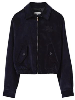 (W) Miu Miu FW23 海軍藍水晶logo字母夾克 ML962-13I4-F0124-S-232 Order (W) Miu Miu FW23 海軍藍水晶logo字母夾克 ML962-13I4-F0124-S-232