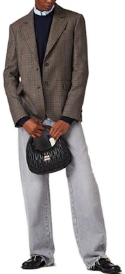 (W) MIU MIU 秋冬新品蓝色纯色标志针织毛衣 MML806-13K2-F0008-S-232 Shop (W) MIU MIU 秋冬新品蓝色纯色标志针织毛衣 MML806-13K2-F0008-S-232