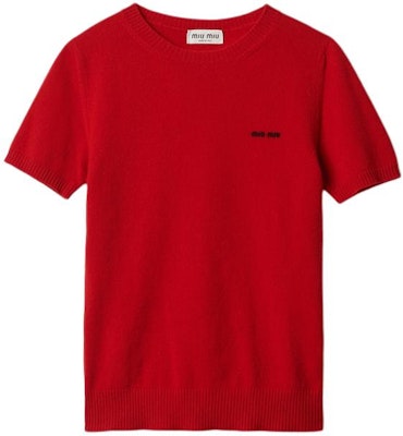 (W) MIU MIU FW23纯色Logo针织羊绒毛衣. MML842-13S1-F0002-S-232 3
