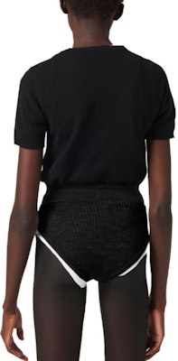 (W) MIU MIU FW23纯色Logo针织羊绒毛衣. MML842-13S1-F0002-S-232 Purchase (W) MIU MIU FW23纯色Logo针织羊绒毛衣. MML842-13S1-F0002-S-232