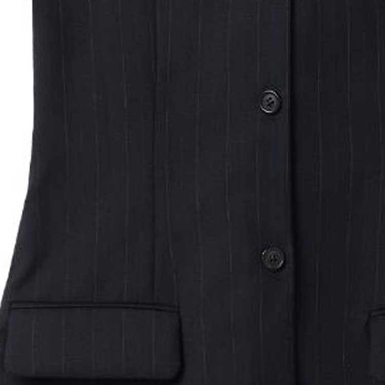 Details for (W) MIU MIU FW23 Gaun Pendek Tanpa Lengan Logo Berjalur Navy Blue Wanita. MF5225-13SH-F0008-S-OOO