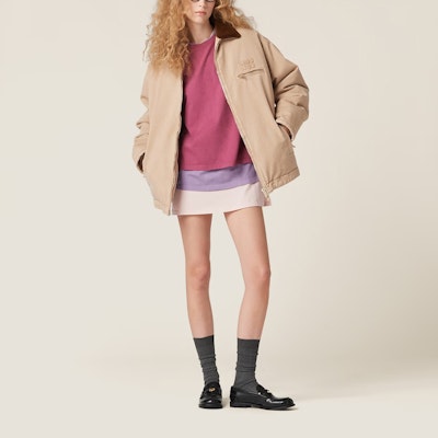 (Women) MIU MIU FW24 Holiday Series Logo Crewneck T-Shirt 3-Pack. MJE15-137E-F03NZ-S-OOO Lookbook (Women) MIU MIU FW24 Holiday Series Logo Crewneck T-Shirt 3-Pack. MJE15-137E-F03NZ-S-OOO