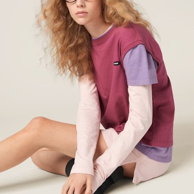 (Women) MIU MIU FW24 Holiday Series Logo Crewneck T-Shirt 3-Pack. MJE15-137E-F03NZ-S-OOO Details for (Women) MIU MIU FW24 Holiday Series Logo Crewneck T-Shirt 3-Pack. MJE15-137E-F03NZ-S-OOO