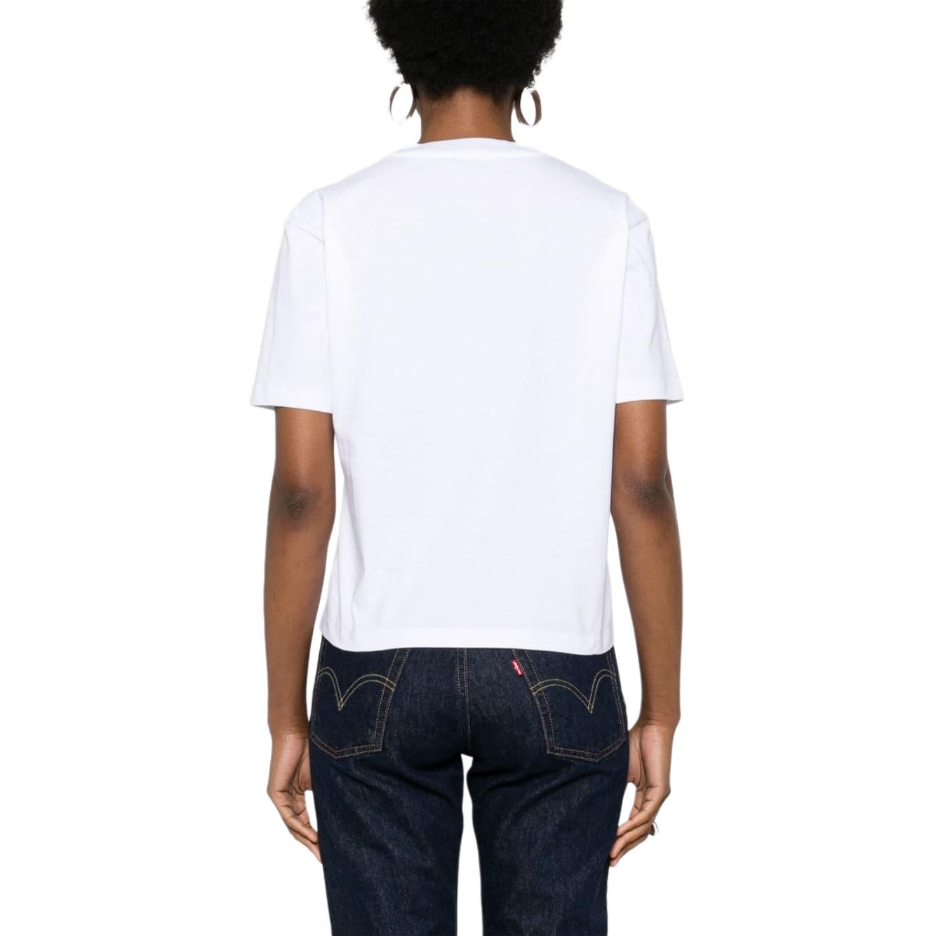 Purchase (W) 缪缪 FW24 白色Logo印花圆领短袖T恤 MJN545-146Z-F0UB0