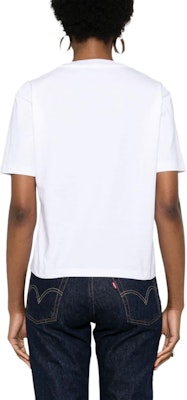 (W) 缪缪 FW24 白色Logo印花圆领短袖T恤 MJN545-146Z-F0UB0 Purchase (W) 缪缪 FW24 白色Logo印花圆领短袖T恤 MJN545-146Z-F0UB0