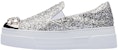 (W) MIU MIU Kasut Sneaker Platform Kain Glitter 'Perak' 5S024D_3A7B_F0118_F_D050