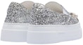Shop (W) MIU MIU Kasut Sneaker Platform Kain Glitter 'Perak' 5S024D_3A7B_F0118_F_D050