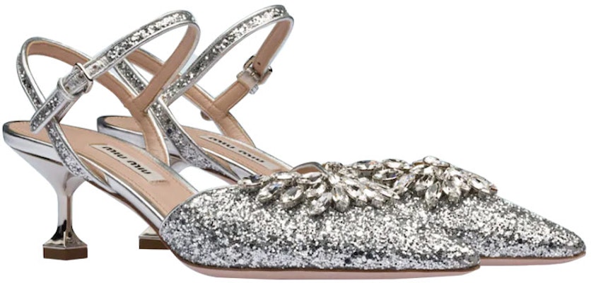 (W) MIU MIU 银色亮片高跟鞋 5I561C_3KBW_F0118_F_DD55 Lookbook (W) MIU MIU 银色亮片高跟鞋 5I561C_3KBW_F0118_F_DD55