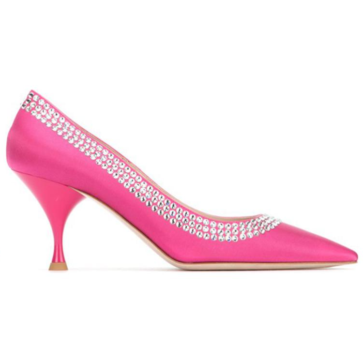 Order (W) Baskets à Talons MIU MIU ''Strass Violets'' 5I796C_ZIF0_029