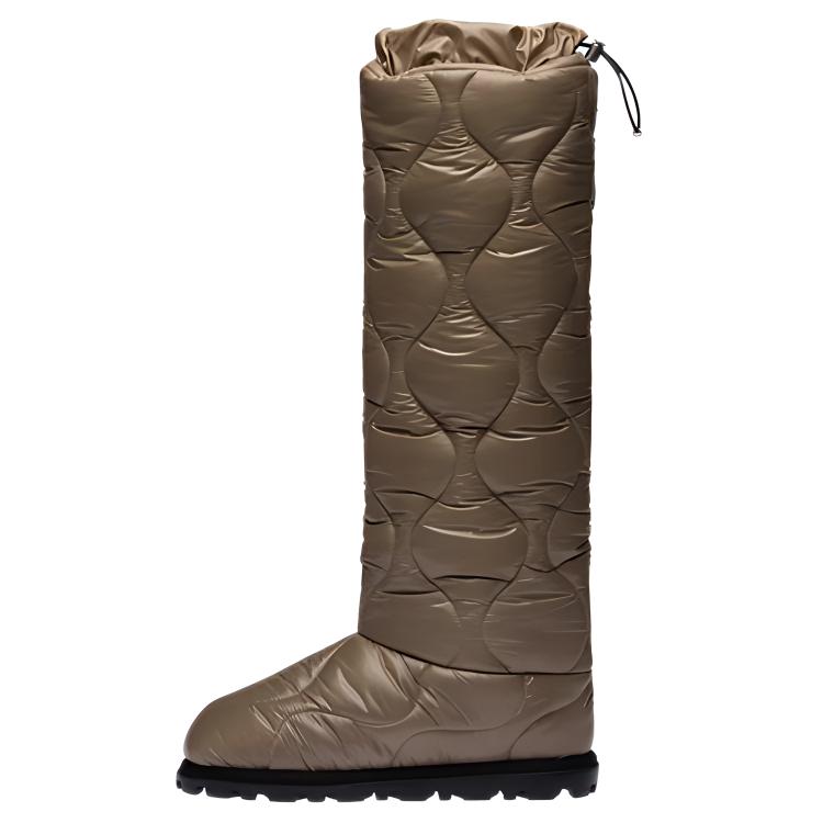 (Women) MIU MIU High-Top 'Brown Nylon' 5W614D_IYK_F0046_F_M010