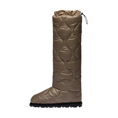 (W) MIU MIU High-Top 'Brown Nylon'
