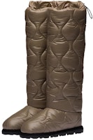 (W) ミュウミュウ ハイカット ブラウンナイロン 5W614D_IYK_F0046_F_M010 Lookbook (W) ミュウミュウ ハイカット ブラウンナイロン 5W614D_IYK_F0046_F_M010