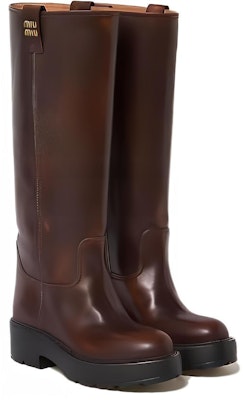 (W) 미우미우 하이탑 부츠 '브라운' (편안함과 스타일) 5W967DF0753KY8F0038 Lookbook (W) 미우미우 하이탑 부츠 '브라운' (편안함과 스타일) 5W967DF0753KY8F0038