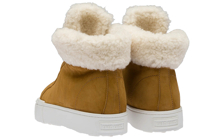 Shop (W) MIU MIU Sneaker Alta Moda ''Cognac Suede'' 5T384D_FDW_F0046_F_005