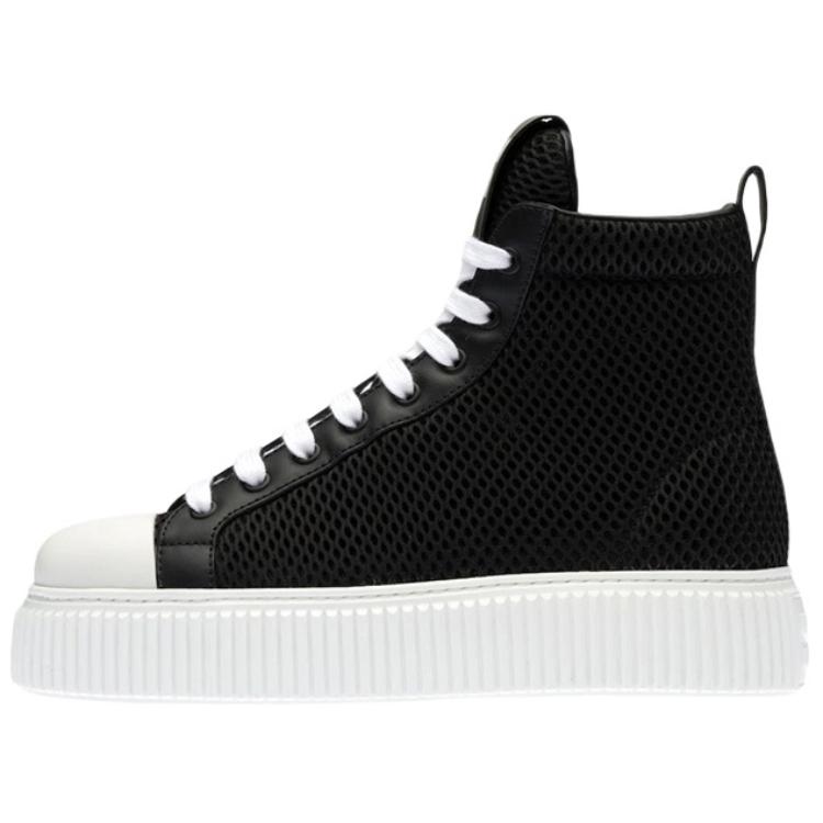 Buy (W) MIU MIU Sneakers High-Top Platform ''Black Mesh'' 5T727D_77T_F0002_F_005