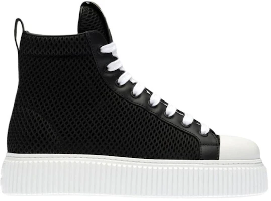 (W) MIU MIU Sneakers High-Top Platform ''Black Mesh'' 5T727D_77T_F0002_F_005 Order (W) MIU MIU Sneakers High-Top Platform ''Black Mesh'' 5T727D_77T_F0002_F_005