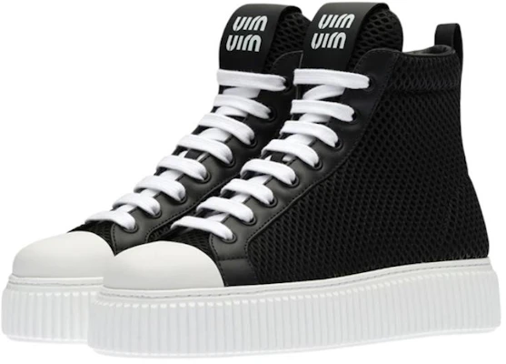(W) MIU MIU Sneakers High-Top Platform ''Black Mesh'' 5T727D_77T_F0002_F_005 Lookbook (W) MIU MIU Sneakers High-Top Platform ''Black Mesh'' 5T727D_77T_F0002_F_005