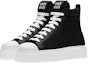Lookbook (W) MIU MIU Sneakers 'Black Mesh' Platform Tinggi-Tompok. 5T727D_77T_F0002_F_005
