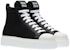 (W) MIU MIU Sneakers 'Black Mesh' Platform Tinggi-Tompok. 5T727D_77T_F0002_F_005