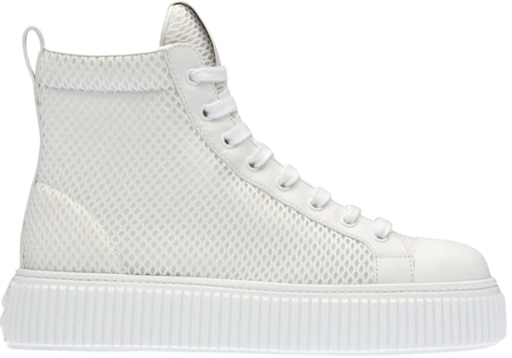 (Women) MIU MIU High-Top Platform Sneakers 'White Mesh' 5T727D_77T_F0009_F_005 Order (Women) MIU MIU High-Top Platform Sneakers 'White Mesh' 5T727D_77T_F0009_F_005