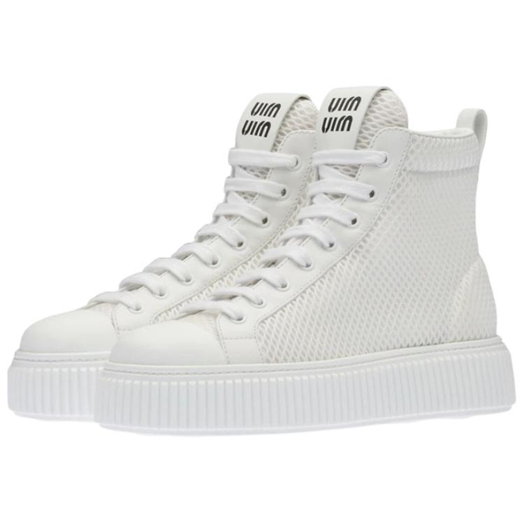 Lookbook (W) Sneakers Alte MIU MIU Platform ''White Mesh'' 5T727D_77T_F0009_F_005