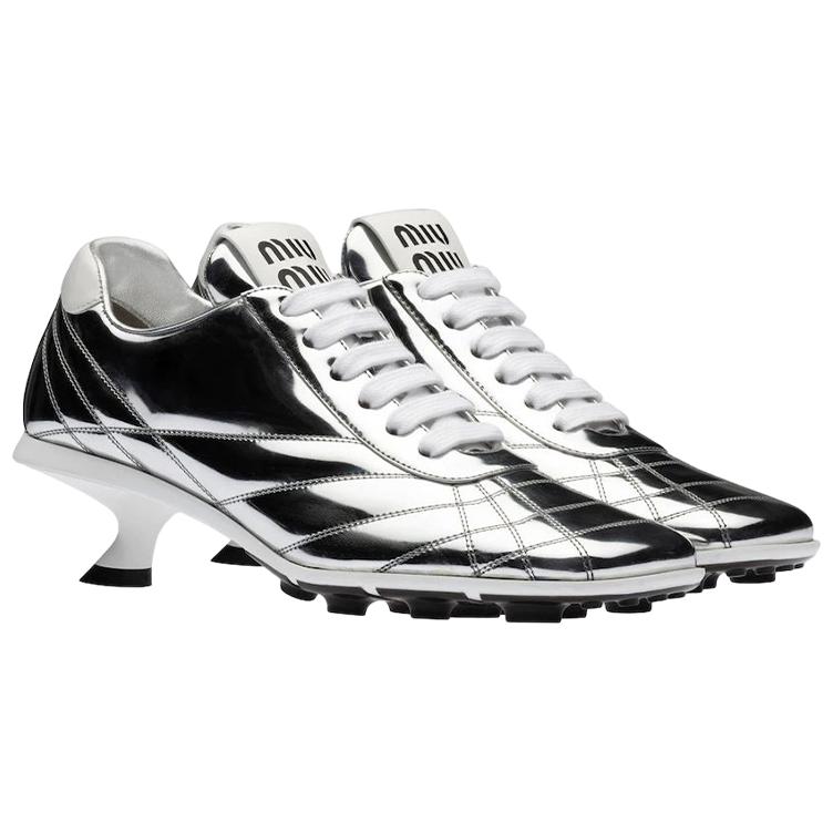 (W) MIU MIU High Heel 'Silver Fashion Fabric' 圖 3
