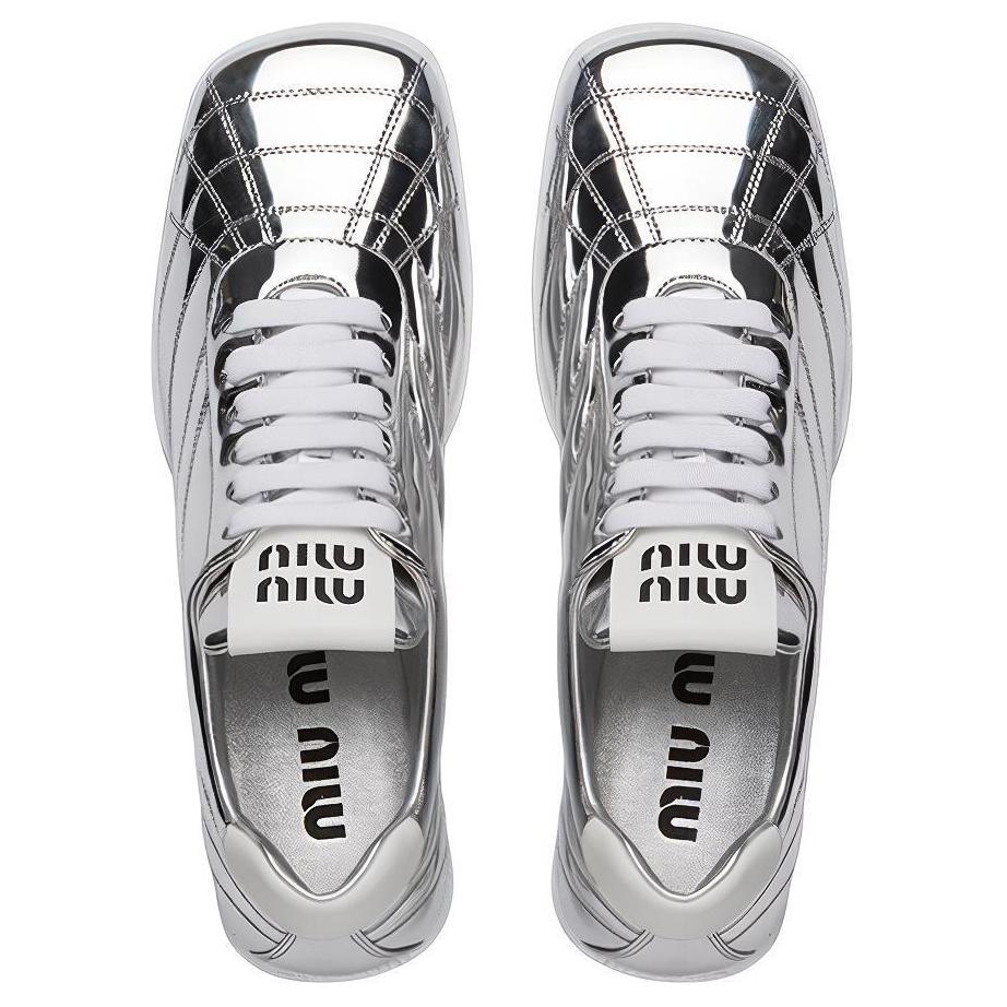 (W) MIU MIU High Heel 'Silver Fashion Fabric' 圖 4