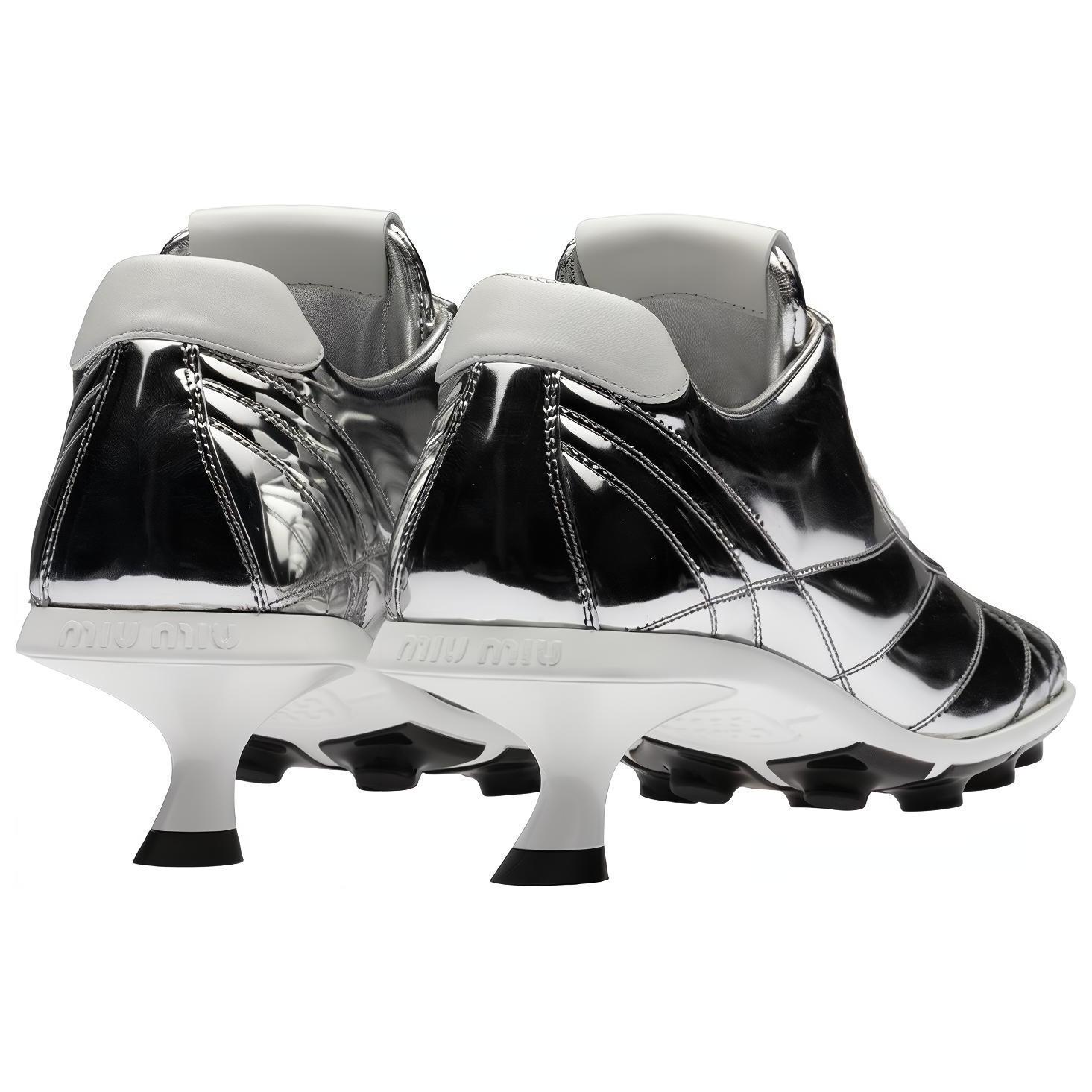(W) MIU MIU High Heel 'Silver Fashion Fabric' 圖 5