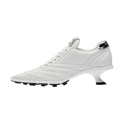 (W) MIU MIU High Heel 'Soft Lamb Leather Fashion Elegance White'