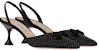 (W) MIU MIU Kasut Tumit Tinggi dengan Tali Buku Lali Satin 'Hitam' 5I459D_049_F0002_F_065