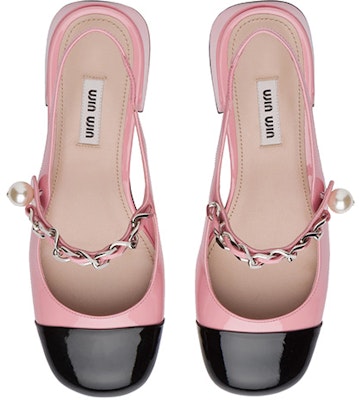 MIU MIU 漆皮高跟鞋 女款 粉紅色 Shop MIU MIU 漆皮高跟鞋 女款 粉紅色