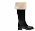 Order (W) MIU MIU Hoge Toplaars ''Eenvoudig Comfort Zwart'' 5W391D_3LEP_F0889_F_040