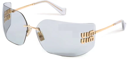 Order (W) Gafas de Sol de Metal MIU MIU Irregular Doradas para Mujer. SMU54Y_E5AK_FE30B_C_080