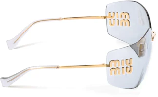 Purchase (W) Gafas de Sol de Metal MIU MIU Irregular Doradas para Mujer. SMU54Y_E5AK_FE30B_C_080