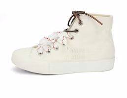 (Women) MIU MIU Ivory High-Top Washed Denim Lace-Up Canvas Sneakers 5T385E_CSL_F0304_F_005 (Women) MIU MIU Ivory High-Top Washed Denim Lace-Up Canvas Sneakers 5T385E_CSL_F0304_F_005