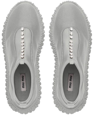 (W) MIU MIU Kasut Knit Slip-On 'Kelabu' 5S375D_3KP4_F0424_F_010 Purchase (W) MIU MIU Kasut Knit Slip-On 'Kelabu' 5S375D_3KP4_F0424_F_010