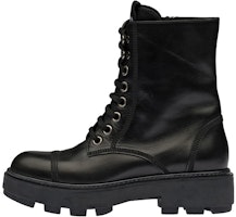 (Women) MIU MIU Leather Ankle Boots 'Black' 5U651D_3AQP_F0002_F_045 (Women) MIU MIU Leather Ankle Boots 'Black' 5U651D_3AQP_F0002_F_045