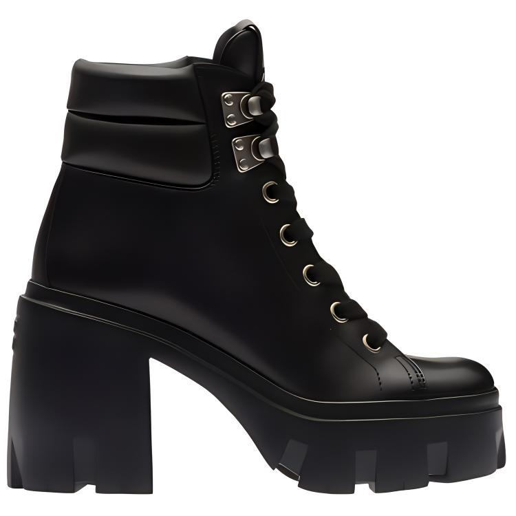 Order (W) MIU MIU 黑色时尚皮革短靴 5T789D_3AQP_F0002_F_095