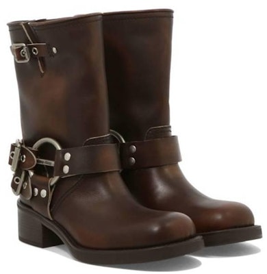 (W) MIU MIU Sepatu Bot Kulit Ankle 'Brown Fashion' 5U845D_3F33_F0192 Lookbook (W) MIU MIU Sepatu Bot Kulit Ankle 'Brown Fashion' 5U845D_3F33_F0192