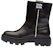 (W) MIU MIU But Kasut Kulit Hitam 'Simple Black Casual' 5U613D_3AQP_F0002_F_045