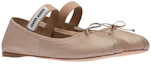 Lookbook (Women) MIU MIU Leather Ballerinas 'Water Lily' 5F794D_XUU_F0NZ2_F_A005