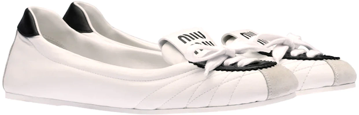 (W) Ballerines en Cuir MIU MIU ''Noir et Blanc'' 5F501D_MIW_F0964_F_005 Lookbook (W) Ballerines en Cuir MIU MIU ''Noir et Blanc'' 5F501D_MIW_F0964_F_005