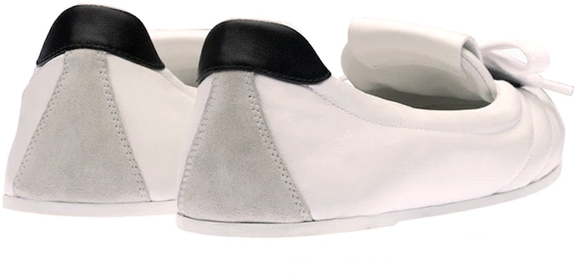 (W) MIU MIU Kasut Balerina Kulit 'Hitam dan Putih' 5F501D_MIW_F0964_F_005 Purchase (W) MIU MIU Kasut Balerina Kulit 'Hitam dan Putih' 5F501D_MIW_F0964_F_005